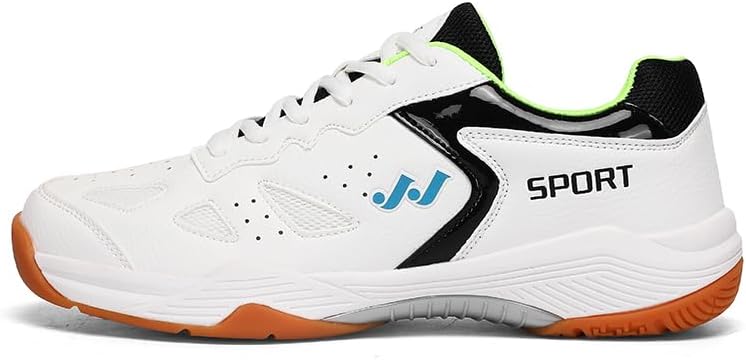 

Мужские спортивные кроссовки стильные для игры в зале, настольный теннис, бадминтон, профессиональные беговые кроссовки Lhyxu, белый/черный