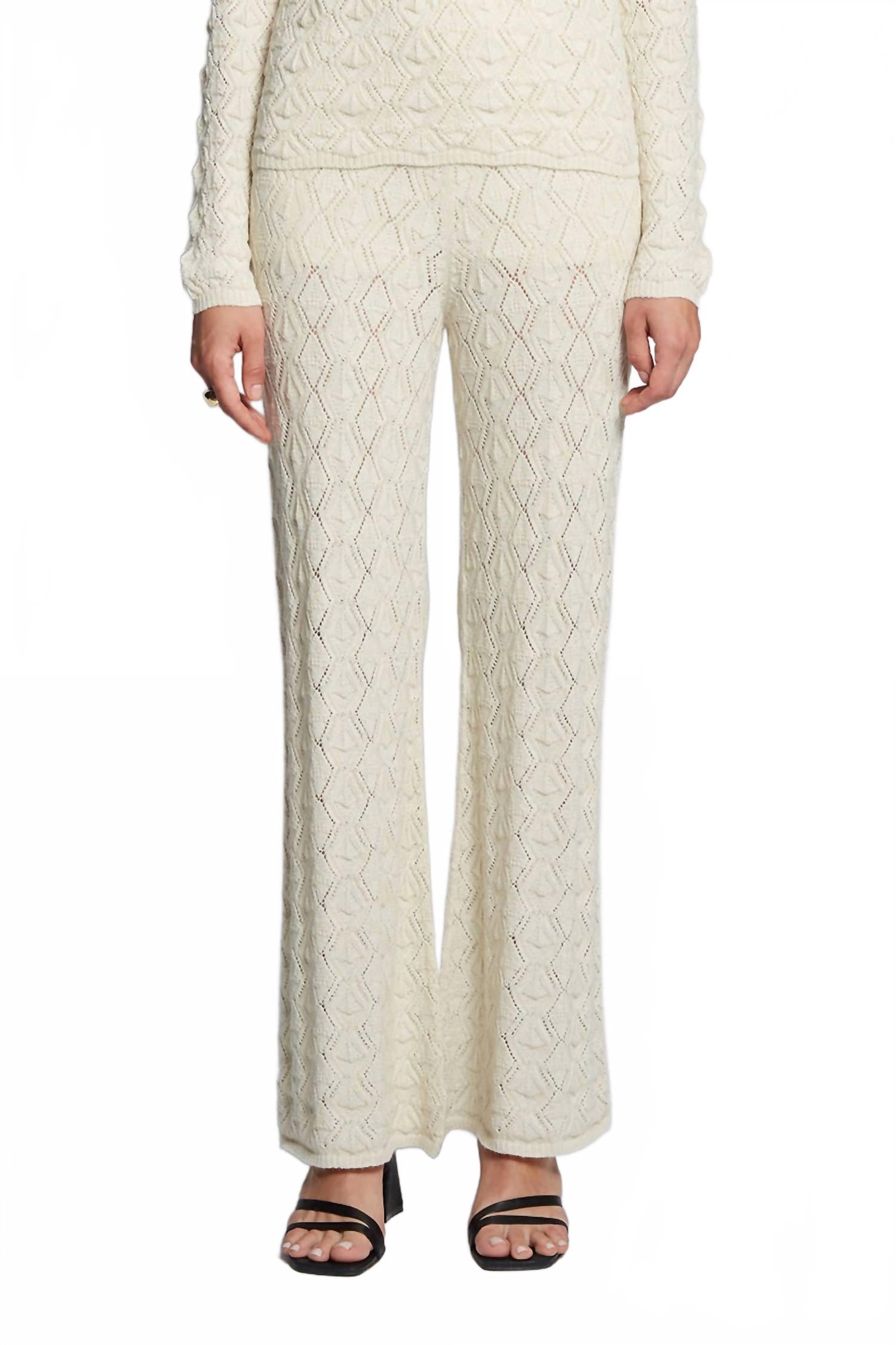 

Брюки Amelia цвета слоновой кости ELEVEN SIX