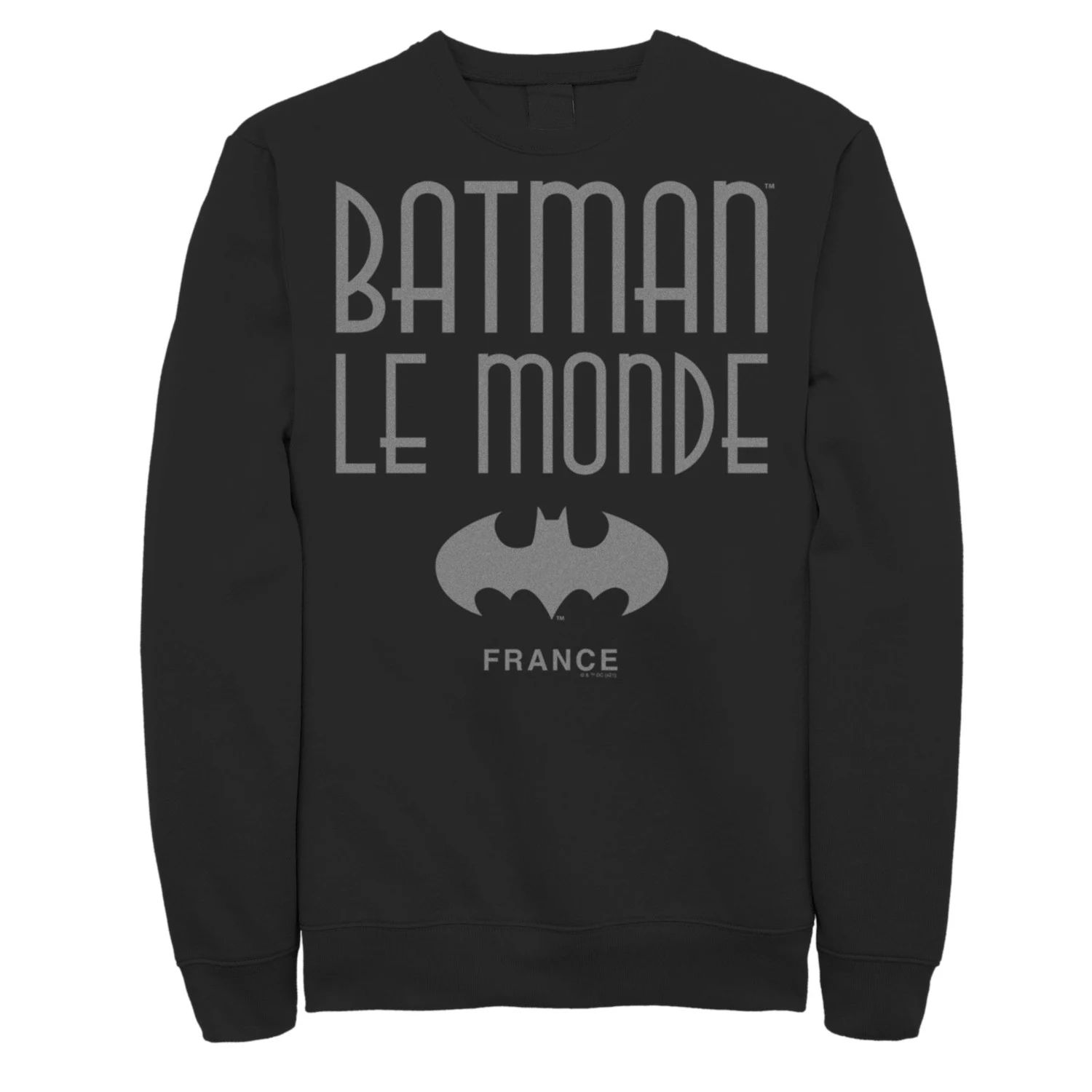 

Мужской свитшот с логотипом Batman: Le Monde France Icon Licensed Character