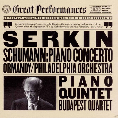 

CD диск Schumann / Serkin / Ormandy / Budapest Quartet: Piano Concerto / Piano Quintet