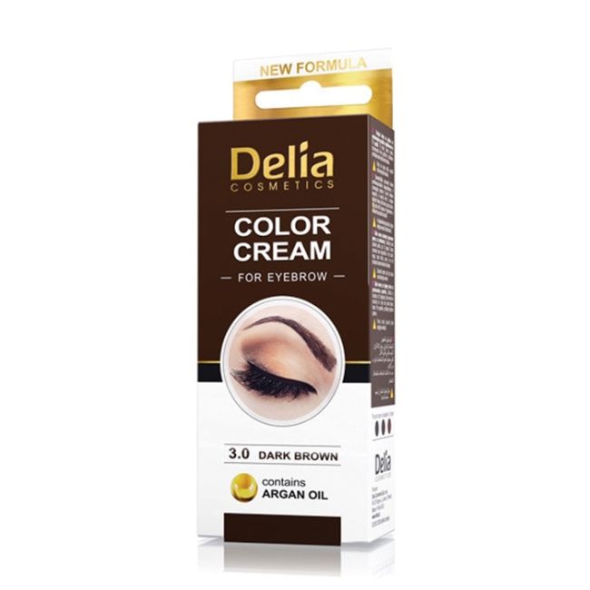 

Краска для бровей Delia, цвет 3.0 dark brown