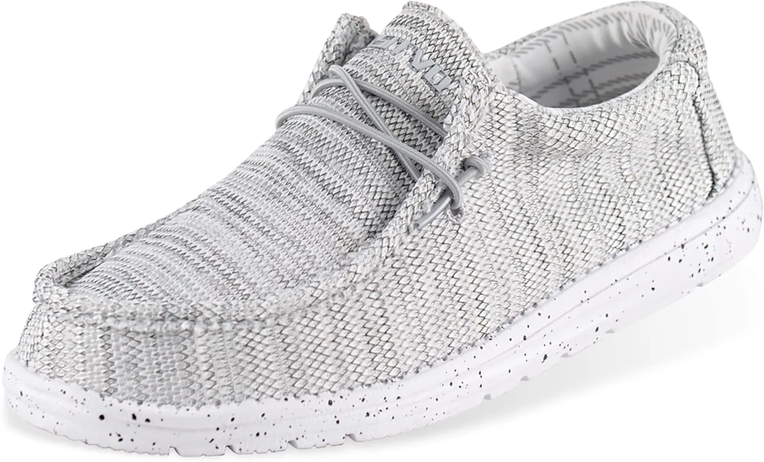 

Мужские широкие лоферы и слипоны ASITVO | Большие размеры повседневной обуви на каждый день | Широкий носок, белый