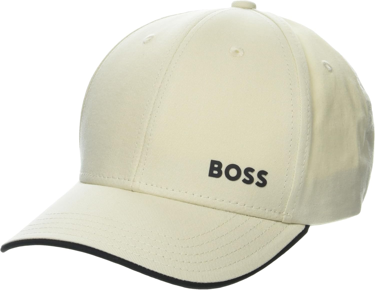 

BOSS мужская кепка из хлопкового твила с изогнутым логотипом, Toasted Marshmellow