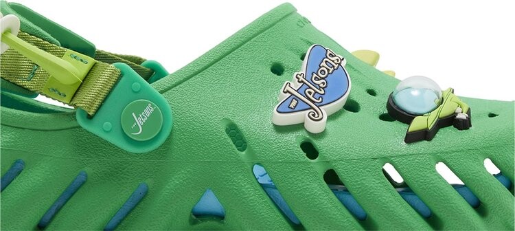 Кроссовки The Jetsons x Extra Butter x Echo Clog Kids 'Orbit City', зеленый — фото 2