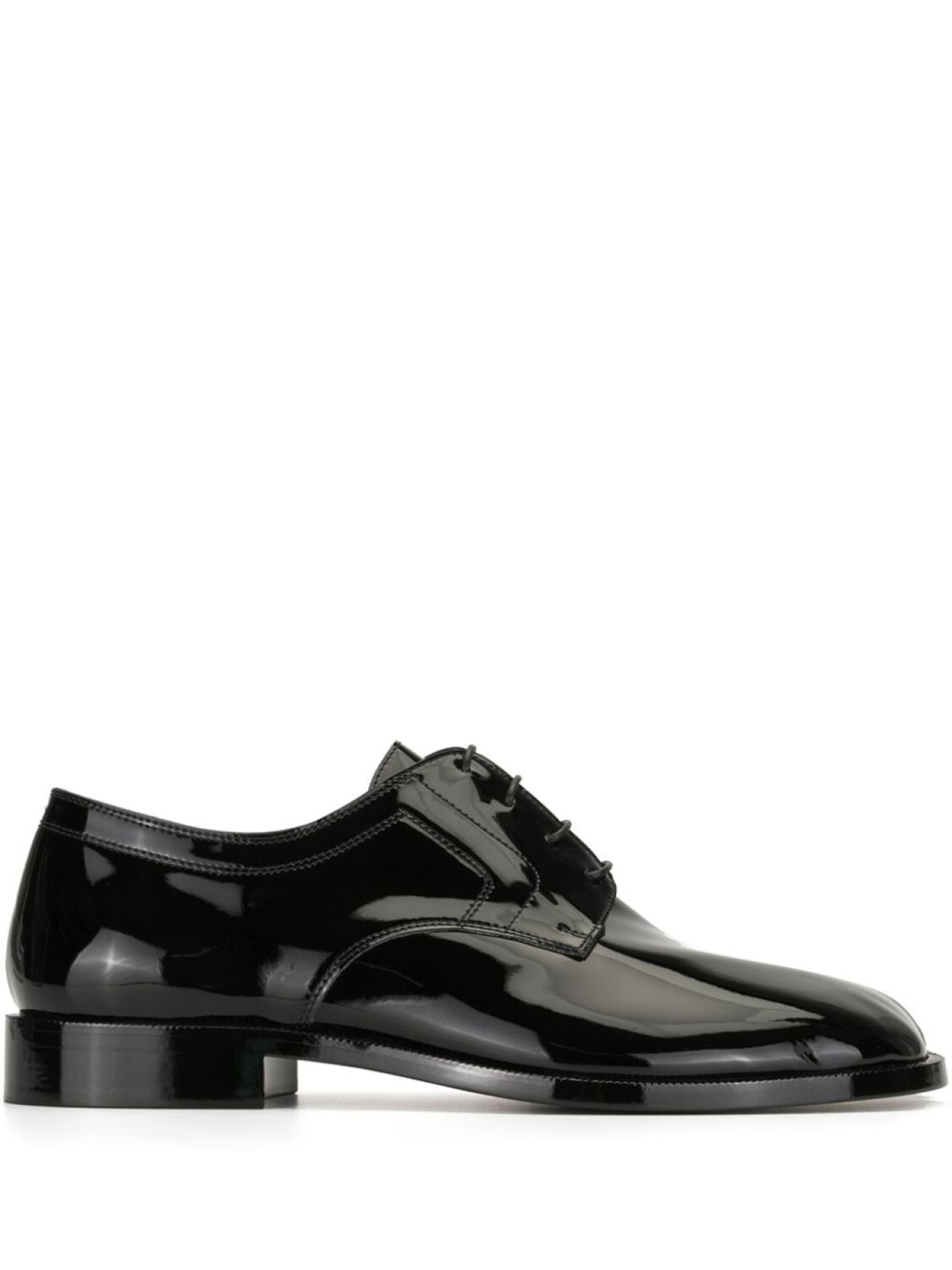 

Maison Margiela лакированные броги Tabi, черный