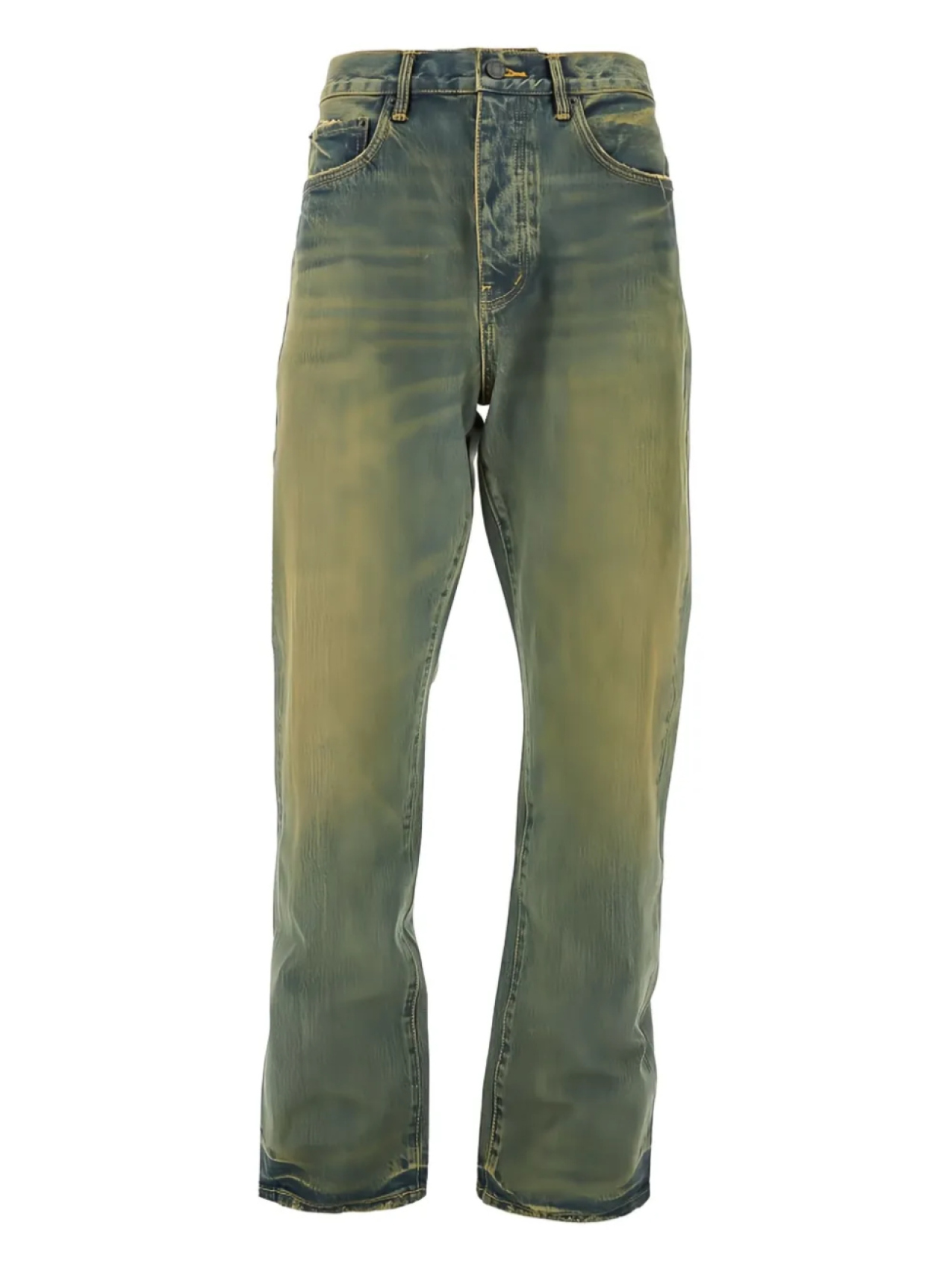 

Джинсы прямого кроя P011 Purple Brand, желтый