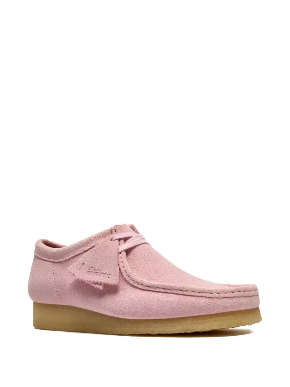 Замшевые ботинки Wallabee для пустыни Clarks Originals, розовый — фото 2