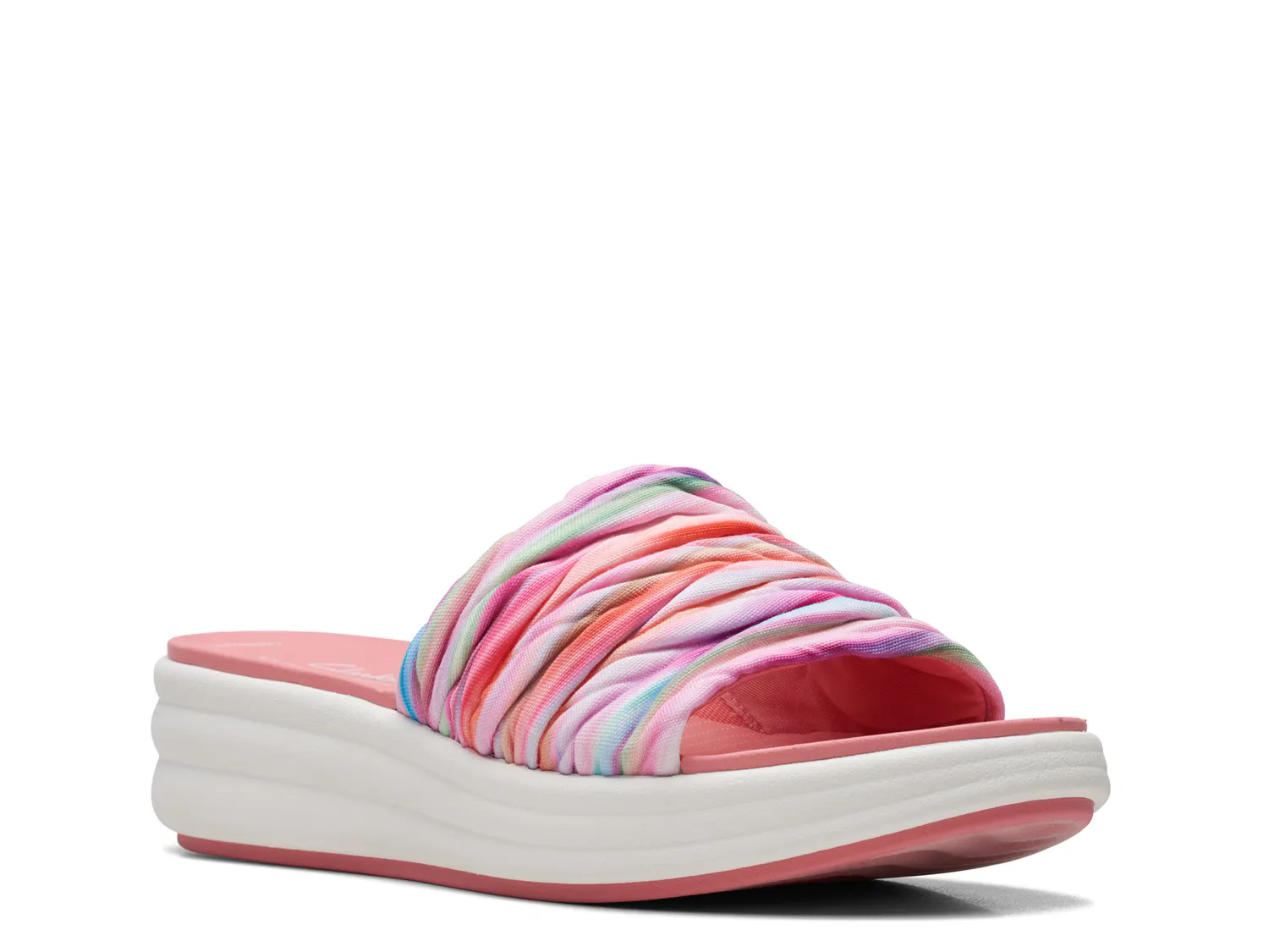 

Сандалии Drift Petal Wedge Sandal Clarks, цвет multicolor
