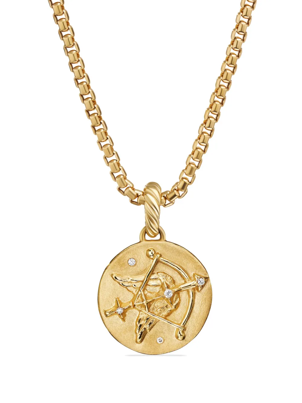 

Подвеска Sagittarius из желтого золота с бриллиантами (28.7 мм) David Yurman, золотой