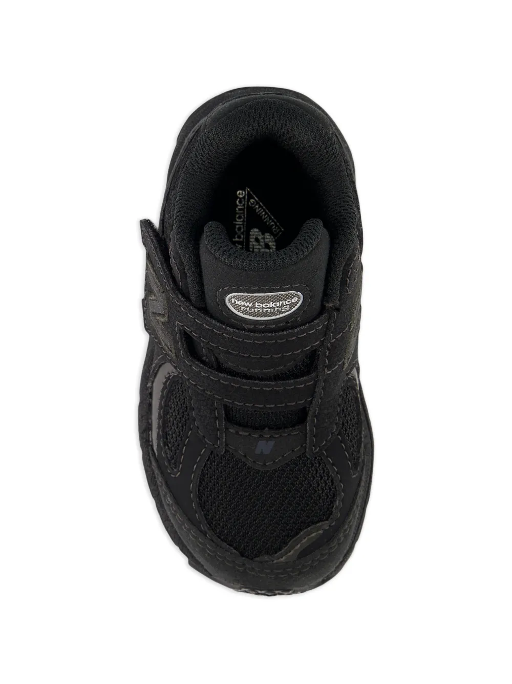 Кроссовки 2002 на липучках New Balance Kids, черный — фото 3