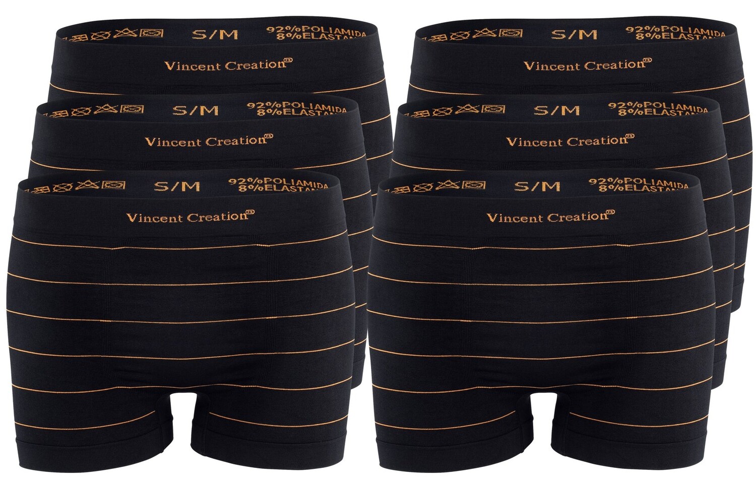 

Боксеры Vincent Creation Boxershorts 6 шт, черный