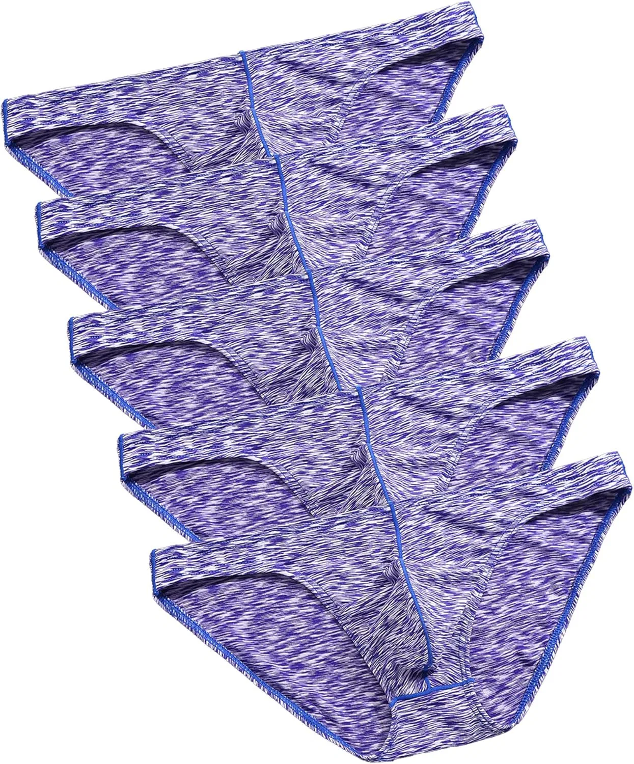 Трусы с низкой посадкой, камуфляж, бренд не указан, Purple10-5pc