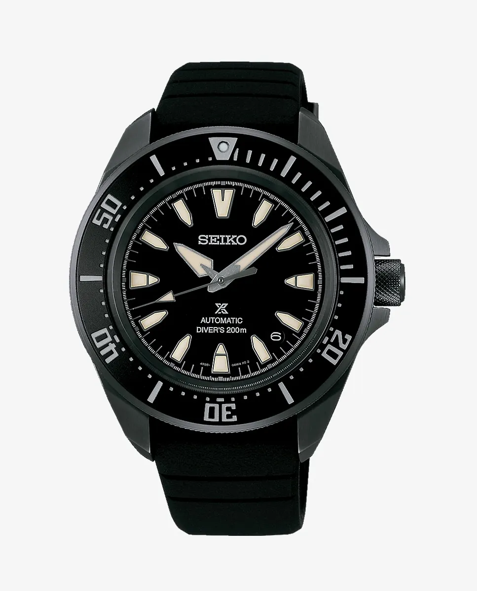 

Мужские автоматические часы Prospex SRPL15K1 с черным силиконовым ремешком Seiko, черный