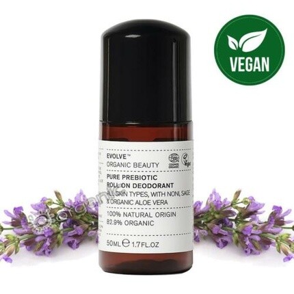 

Шариковый дезодорант с пребиотиком Evolve Beauty Bio Pure, 50 мл, без алюминия Evovle Beauty