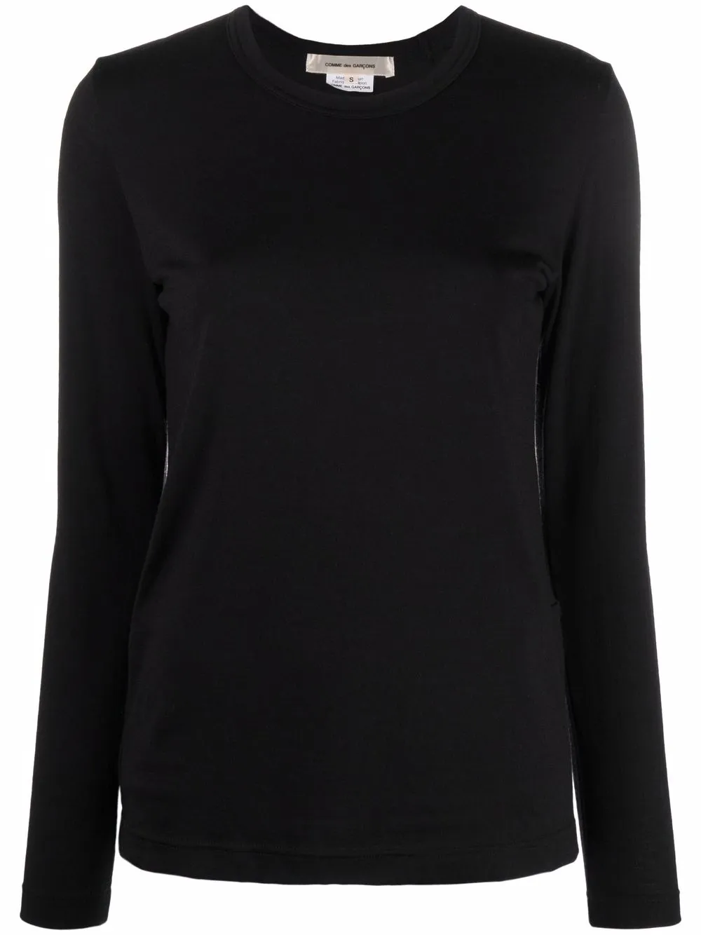 

Шерстяной джемпер со вставками Comme Des Garcons, черный