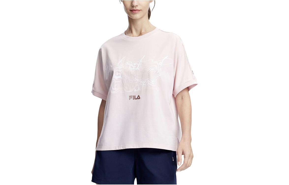 

Футболка Fitness Series женская розовая бабочка Fila