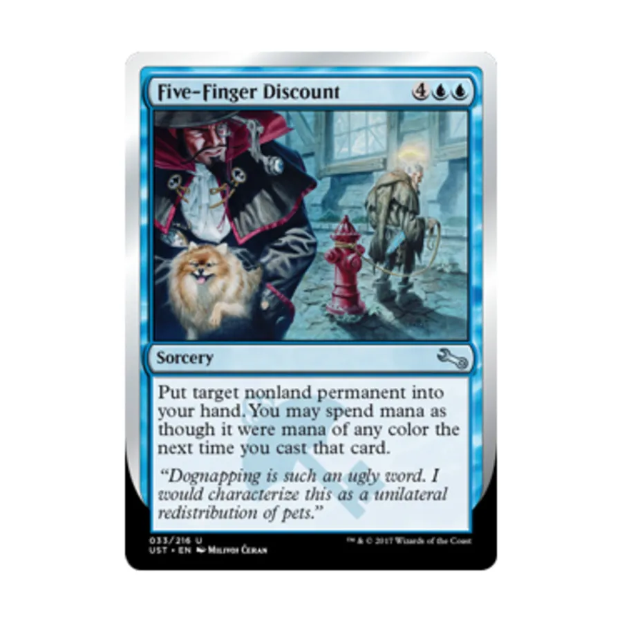 

CCG Скидка «Пять пальцев» (U), MTG - Unstable