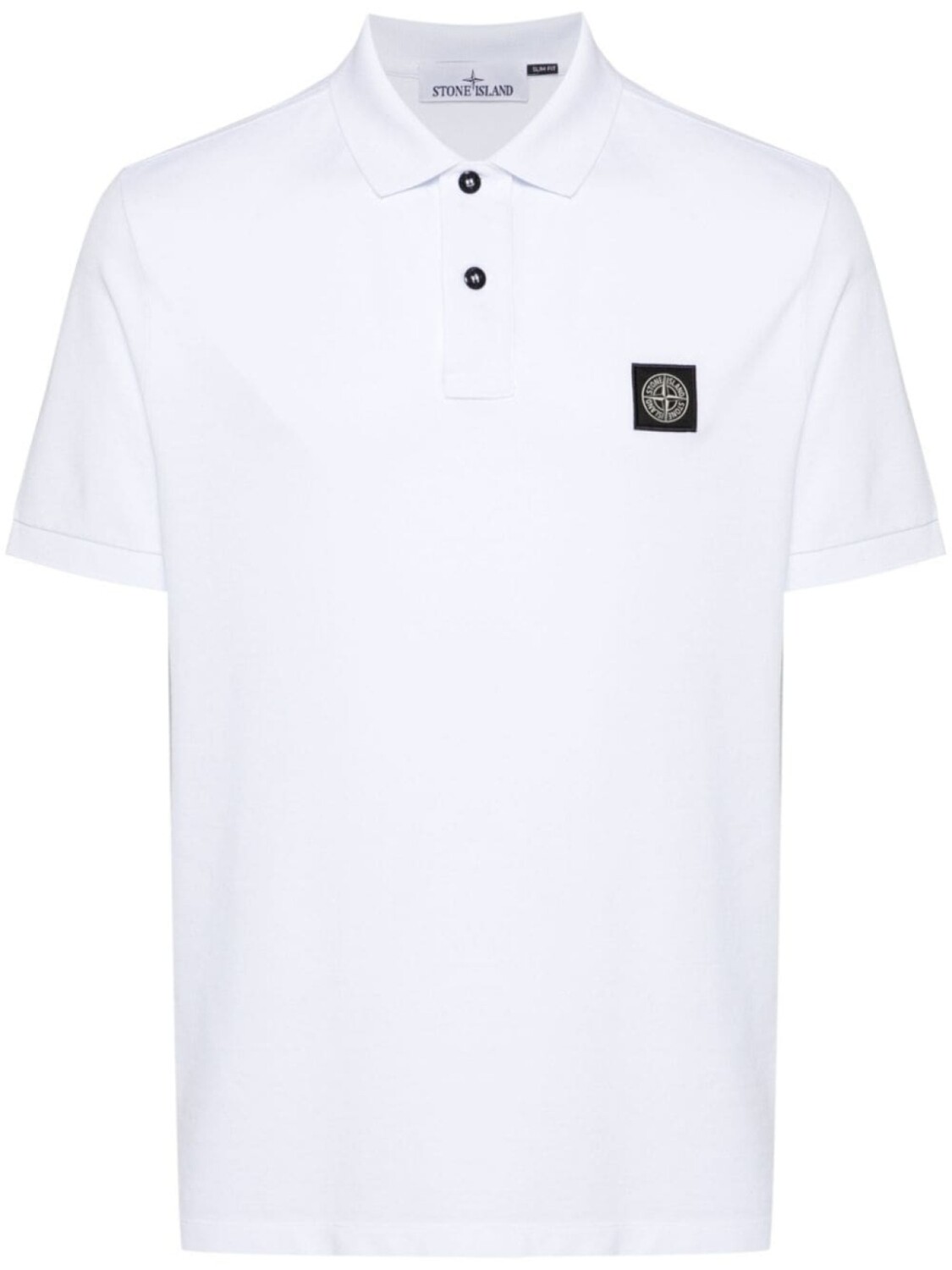 

Stone Island рубашка поло с логотипом Compass, белый