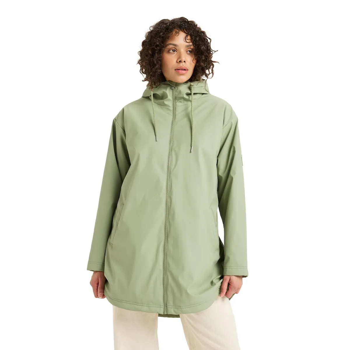 

Женская дождевик Rain Road Polar Zip Roxy, оливковый, Зеленый, Женская дождевик Rain Road Polar Zip Roxy, оливковый