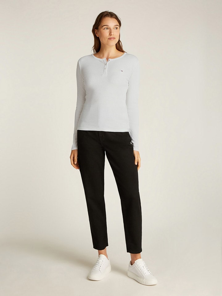 

Рубашка с длинным рукавом TOMMY JEANS, белый