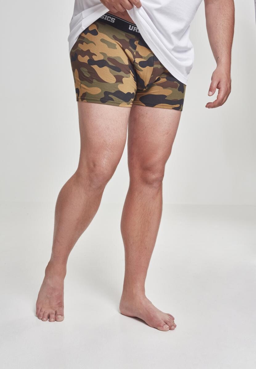 

Боксеры Urban Classics Boxershorts, цвет woodcamo + darkcamo