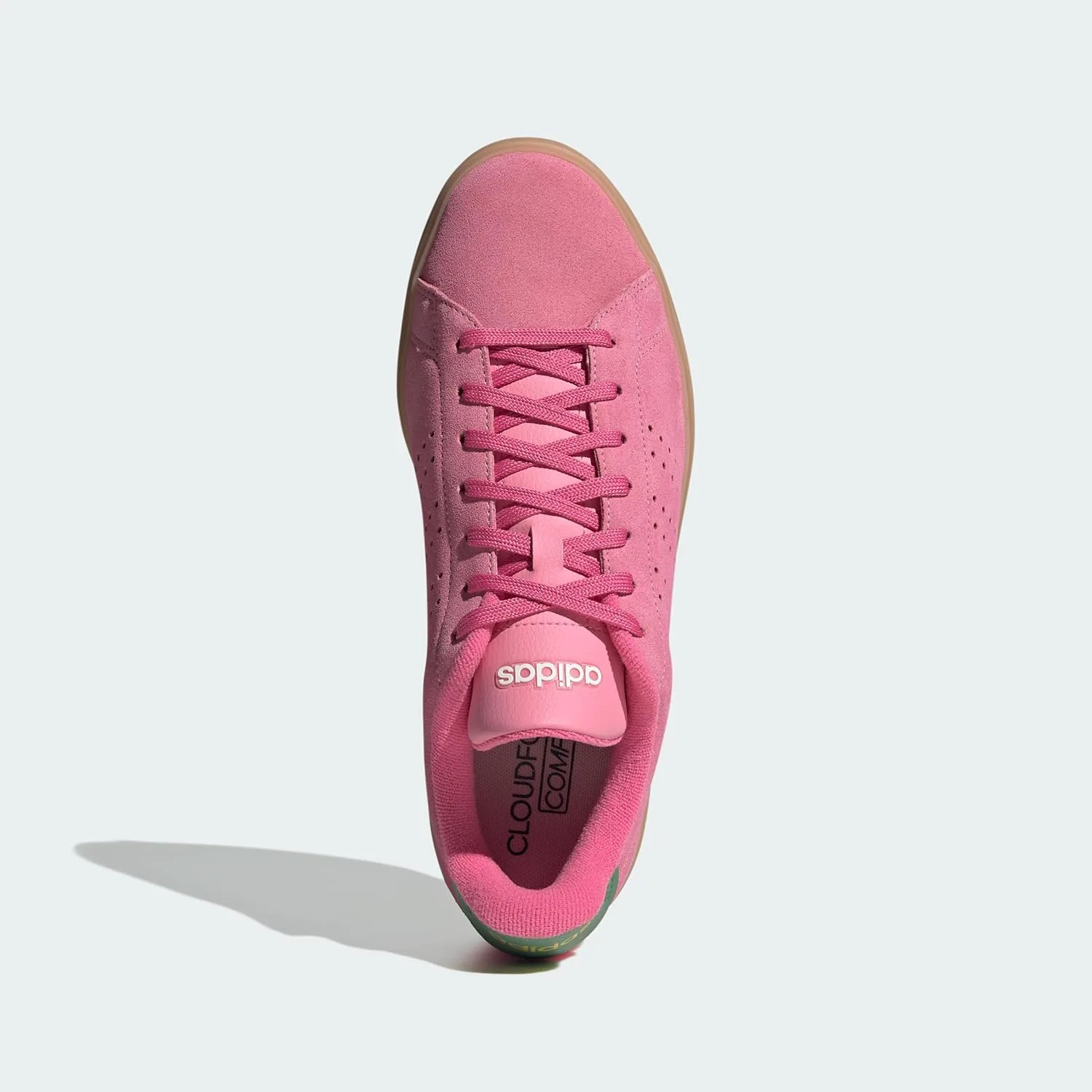 Мужские кроссовки Adidas Advantage 2.0, розовый/черный/зеленый — фото 4