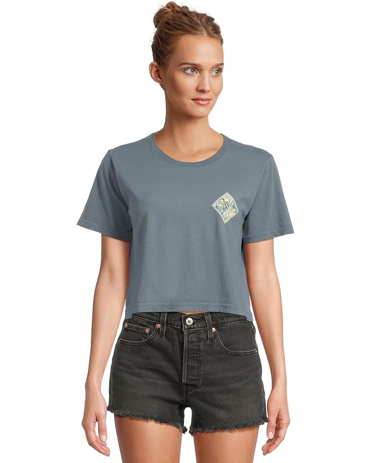 

Футболка Salty Crew Tippet Fill Crop Tee, цвет Fin Blue