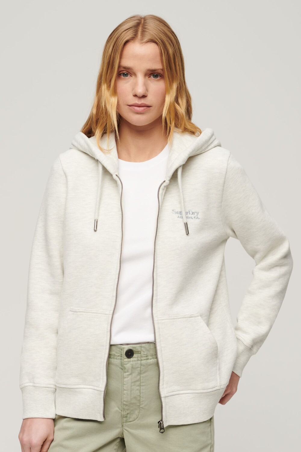 

Толстовка Essential с логотипом Superdry, серый