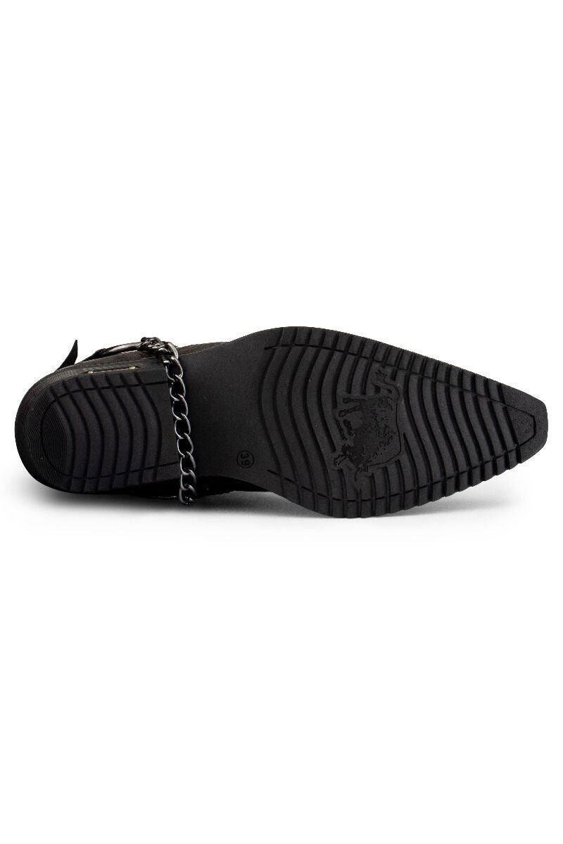 Мужские коричневые кожаные ботинки Winklepicker в стиле вестерн-готики Infinity Leather, коричневый — фото 2