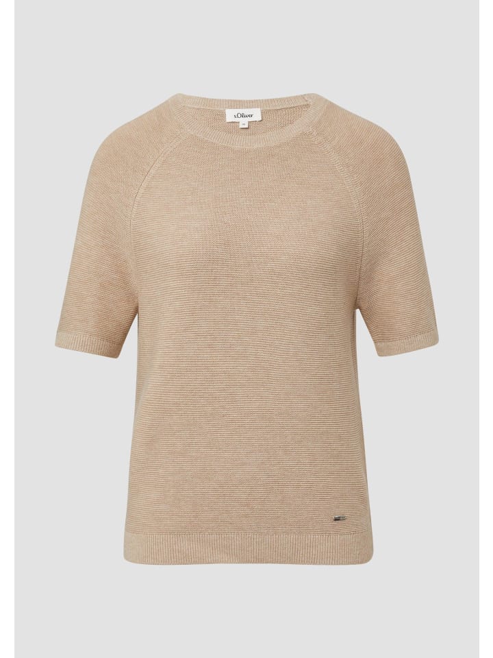 

Вязаный свитер в цвете 81W8_бежевый s.Oliver