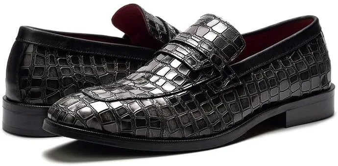Лоферы Carlos Santana Nocturne Penny Loafer, серый — фото 3