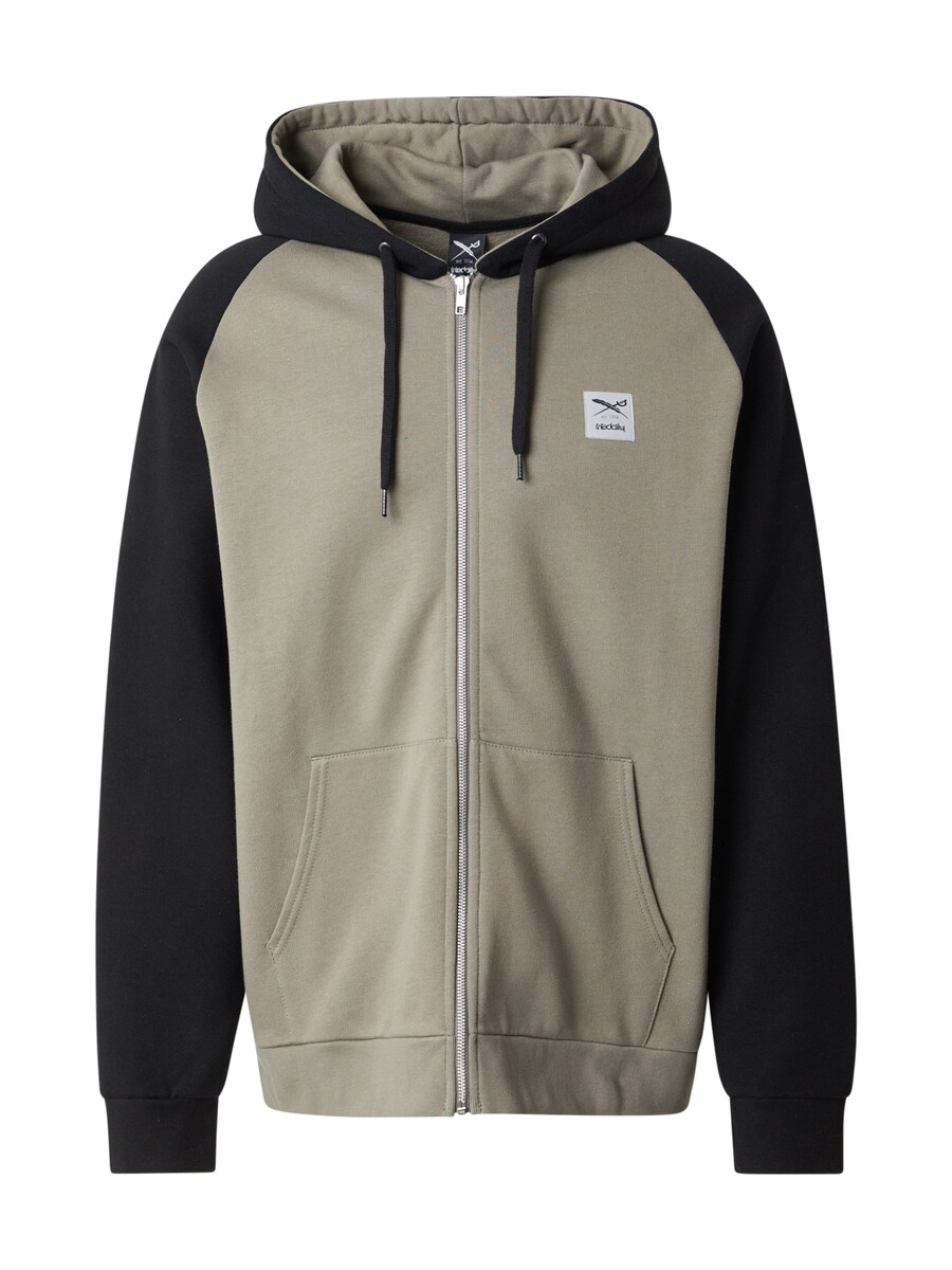 

Худи с капюшоном на молнии Iriedaily De College 2, Pastel green