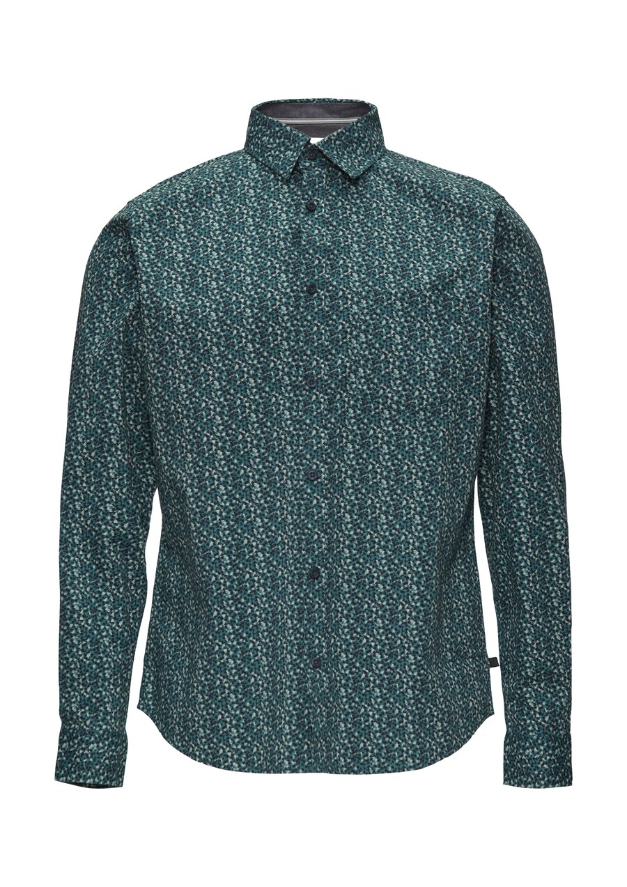 

Рубашка Slim Fit на пуговицах s.Oliver, цвет Petrol