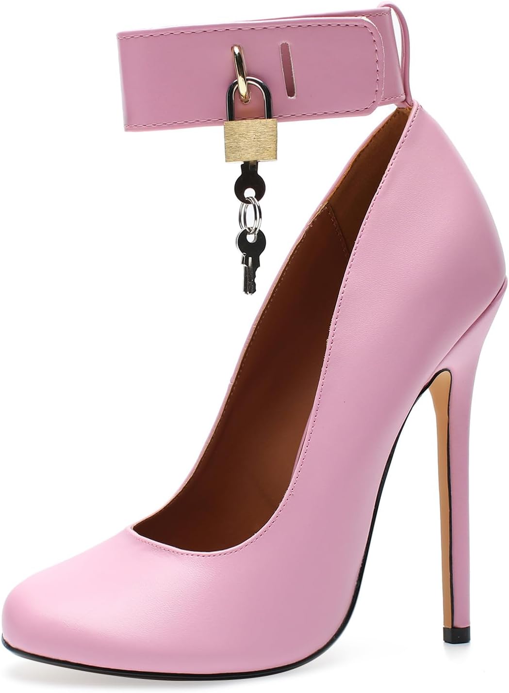 

Унисекс, мужские и женские туфли на высоком каблуке с круглым носком и шпилькой, нарядные и вечерние Haozhaotou, розовый
