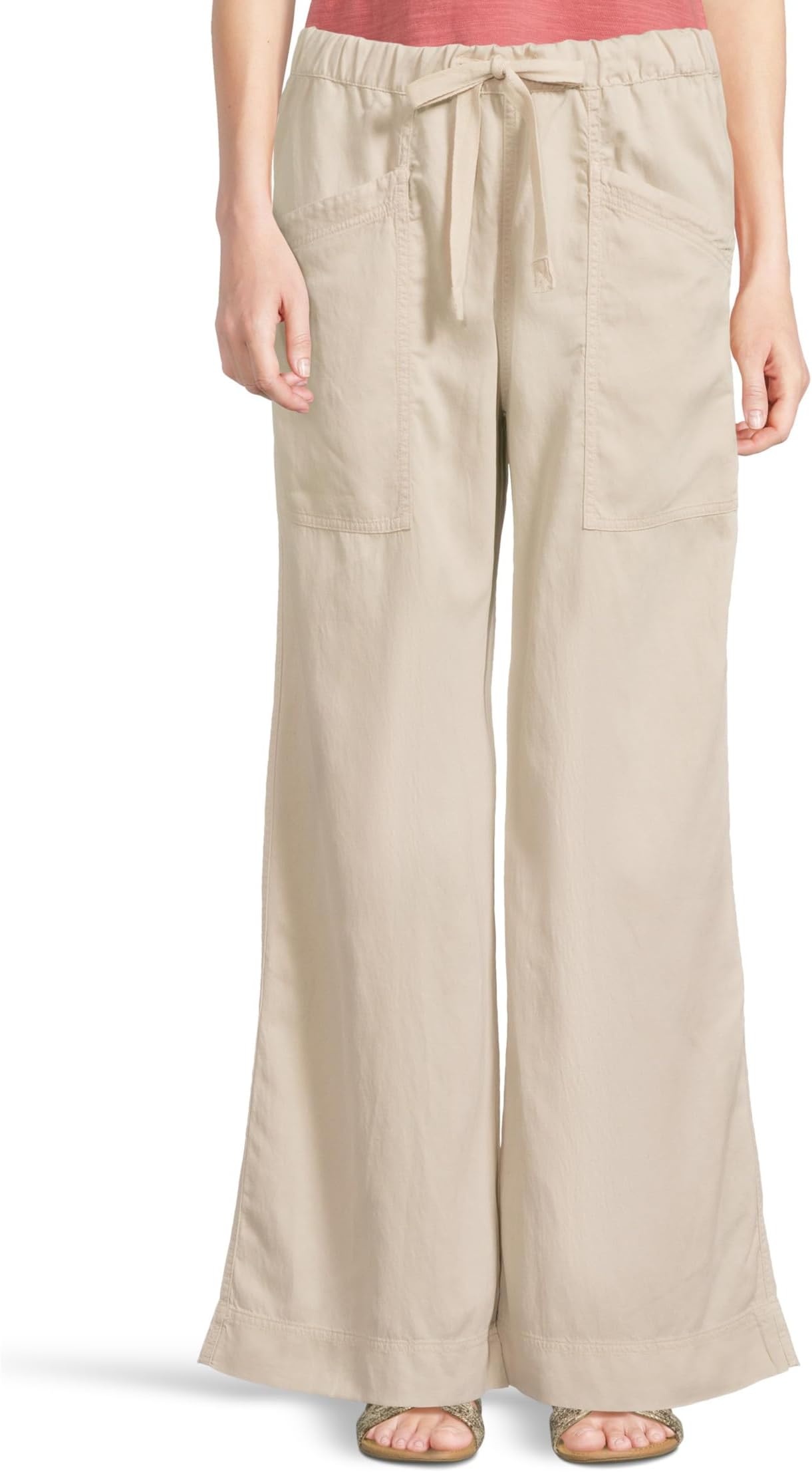 

Брюки Faherty Topanga Drape Pants, цвет Wheaten