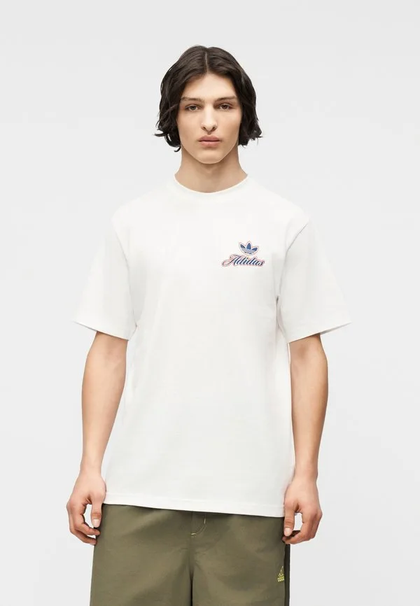 Футболка с принтом Adidas Originals, White — фото 3