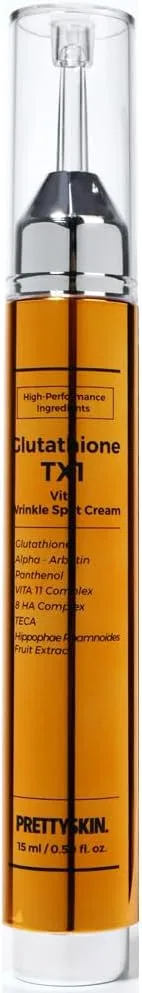 Крем для лица PRETTYSKIN Glutathione TX1 против морщин, 15 мл