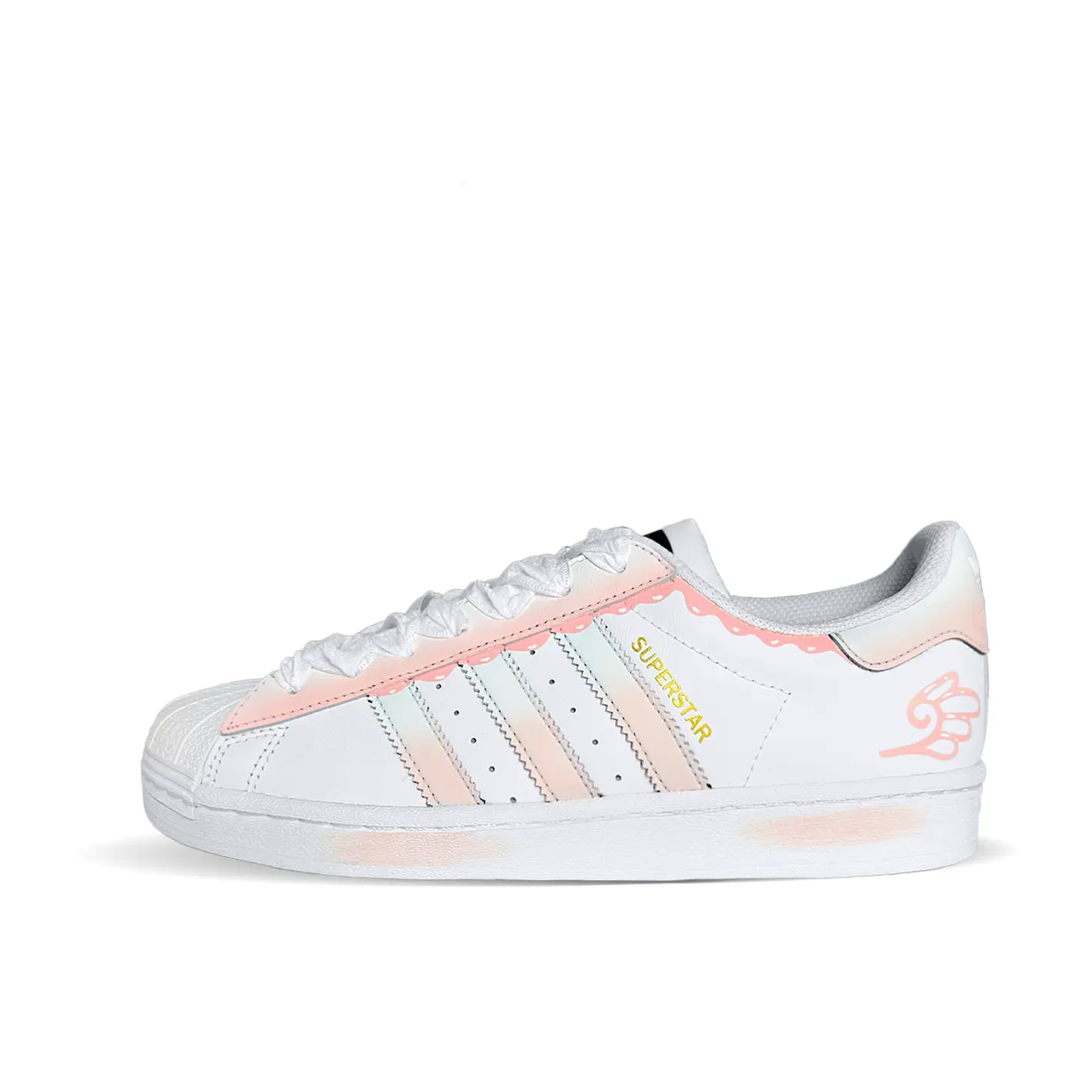 

Кроссовки adidas originals Superstar Skateboarding Shoes Unisex Low-top Pink, розовый