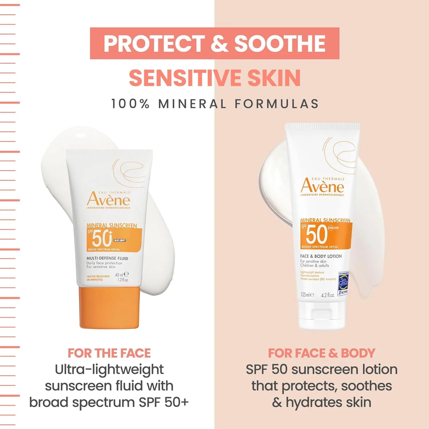 Минеральный солнцезащитный флюид Avène Multi-Defense SPF 50, blue — фото 2