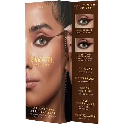 

Жидкая подводка для глаз Vanta Lash Adhesive коричневого цвета Swati