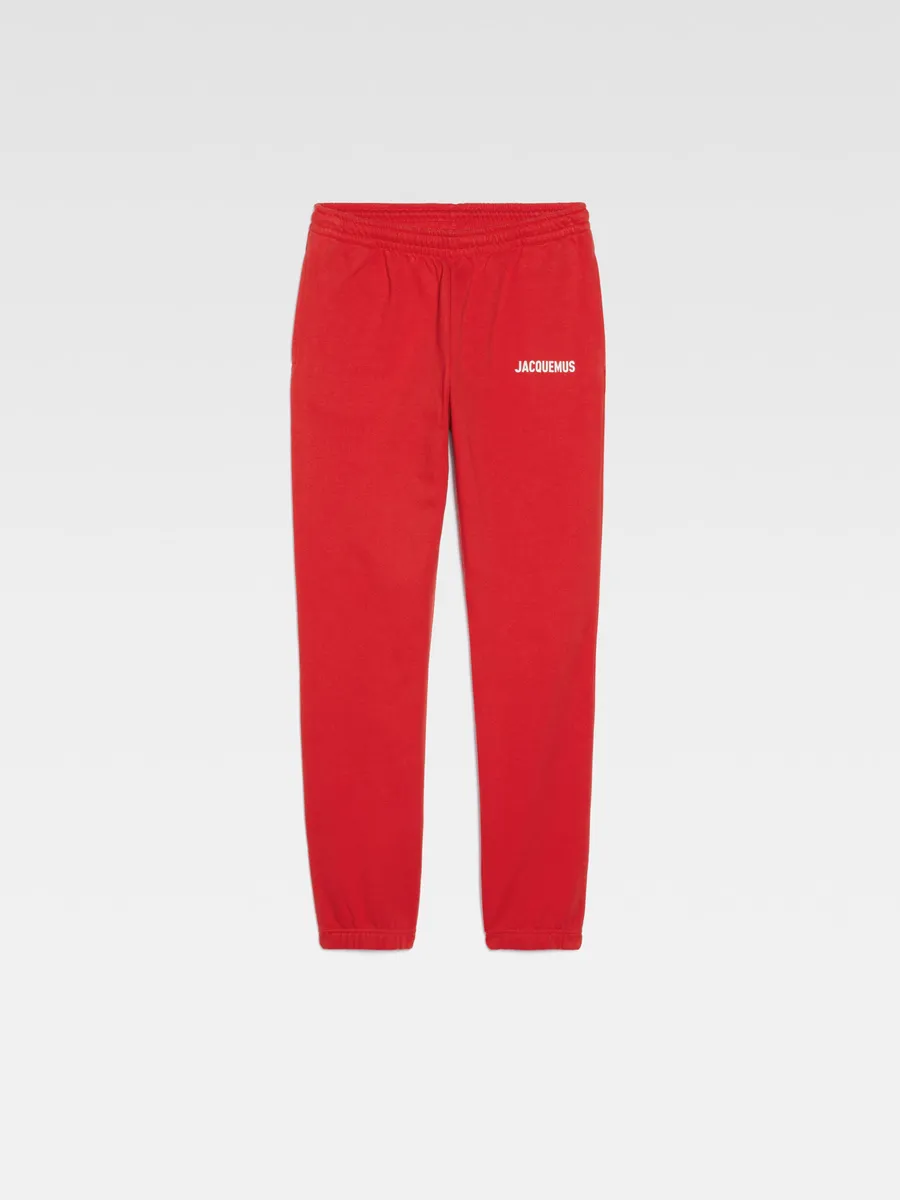 

Спортивные брюки с логотипом Бег Жакмюса Jacquemus, красный