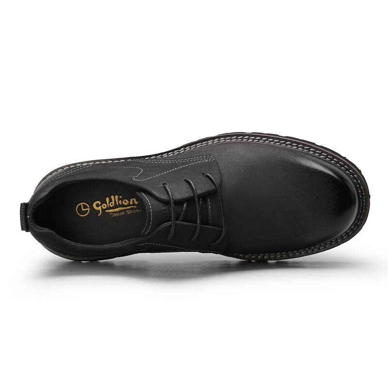 Туфли мужские Men"s Casual Men Low-Top Goldlion, цвет Charcoal Gray — фото 3