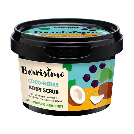 

Кокос-ягоды, пилинг для тела, 350г Beauty Jar, Berrisimo