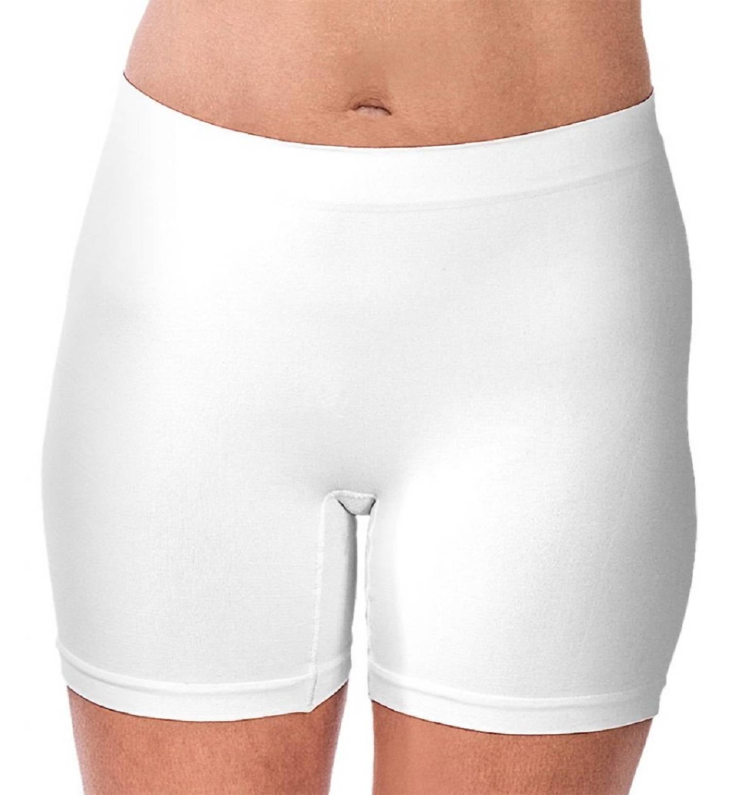 

Бесшовные шорты-боксеры белого цвета Fresh Comfort