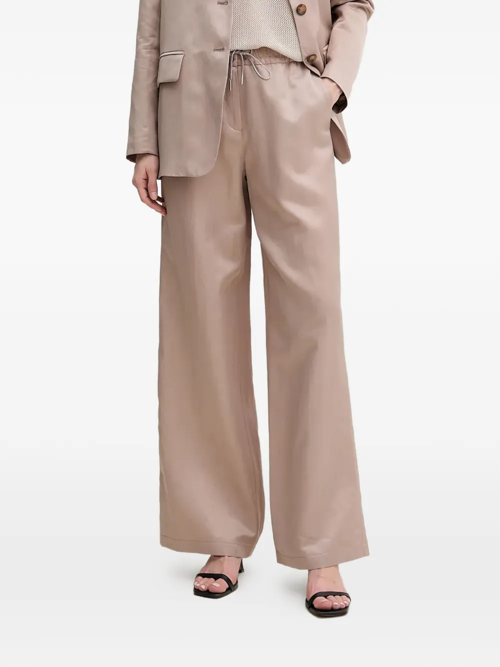 

Брюки на завязках Marc Aurel, бежевый