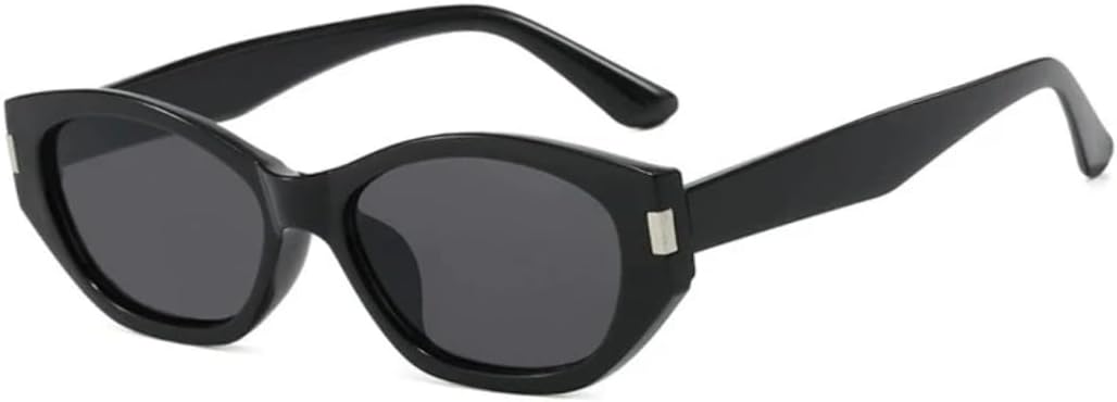 

Солнцезащитные очки с защитой UV400 | Цветные линзы, оправа «кошачий глаз» | Для женщин и мужчин, для занятий спортом на открытом воздухе и вождения DSVIGF, Black Gray