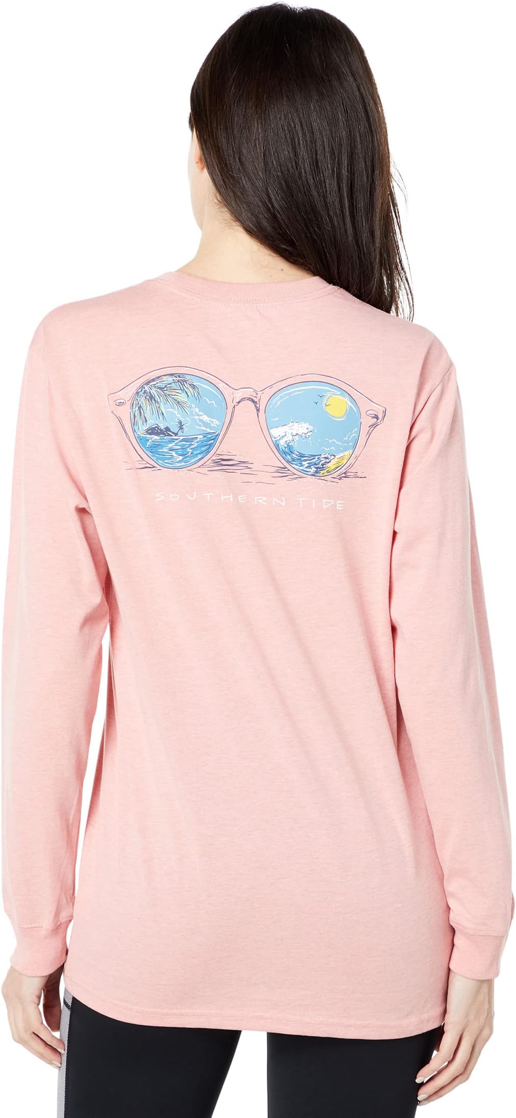 

Футболка Southern Tide Beach State of Mind T-Shirt, цвет Heather Pale Primrose