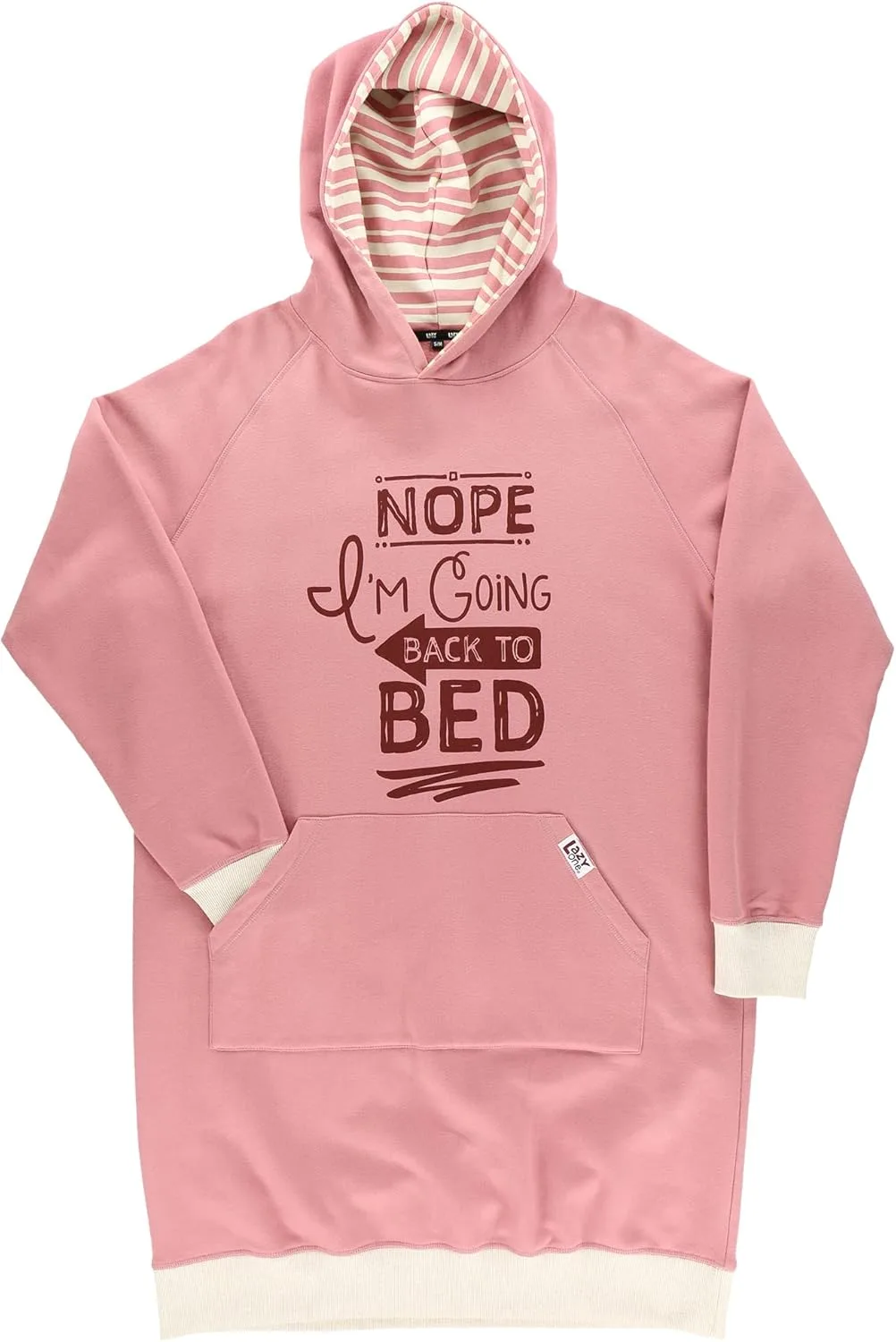 Толстовка с капюшоном оверсайз, удобная одежда для сна Lazy One, Back To Bed Sleep Hoodie — фото 4