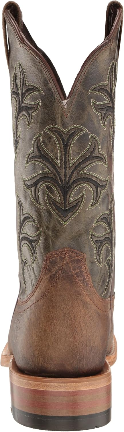 Мужские вестерн-бутсы ARIAT Cowboss, зеленый/коричневый — фото 3