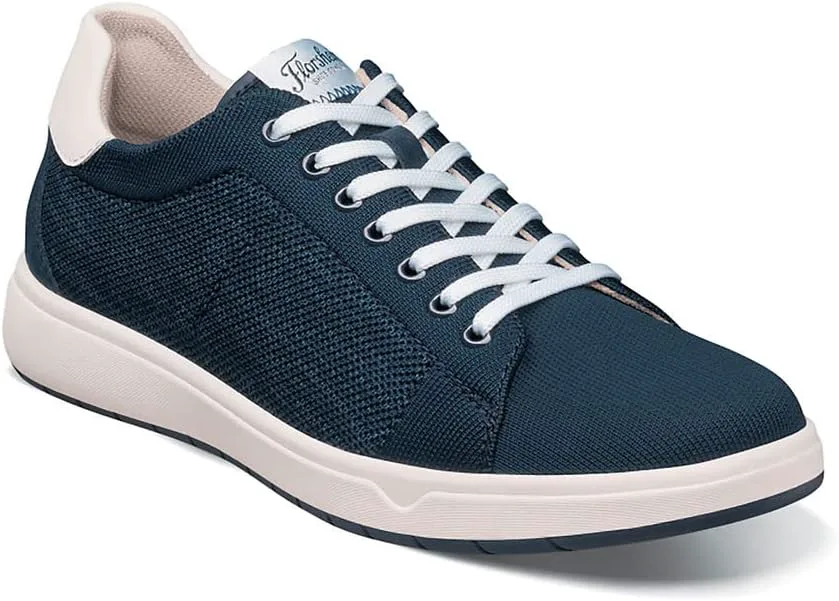 

Мужские кроссовки Florsheim Heist с вязаными вставками и кружевом до носка, стиль Оксфорд, темно-синий